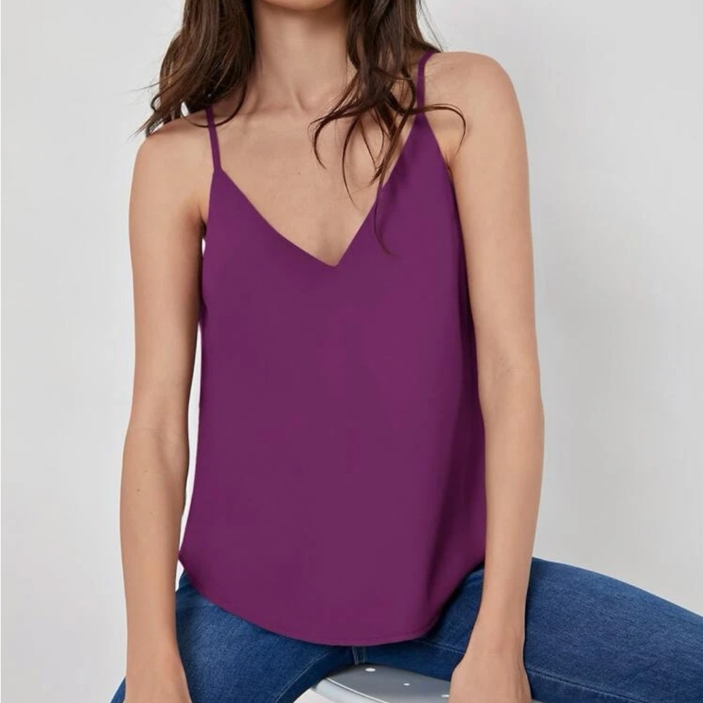 Minimalist Dressy Tank Top V-neck Cami - Picture 11 of 16